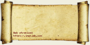 Anđela Aljančić vizit kartica